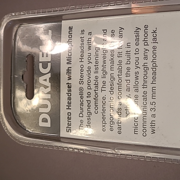 Duracell Stereo Headset with Microphone - Picture 4 of 5